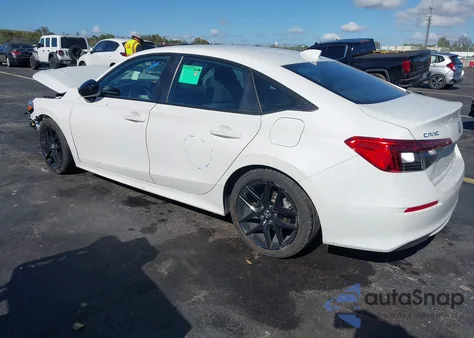 2022 Honda Civic Sport из США, поврежденный, VIN 2HGFE2F50NH580428